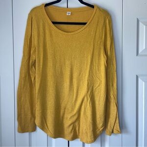 Old Navy Gold Long Sleeve Top